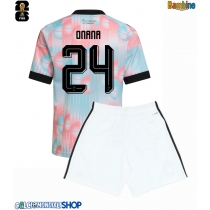 Maglie da calcio Belgio Amadou Onana #24 Seconda Maglia Bambino Mondiali 2026  Manica Corta + Pantaloni corti)